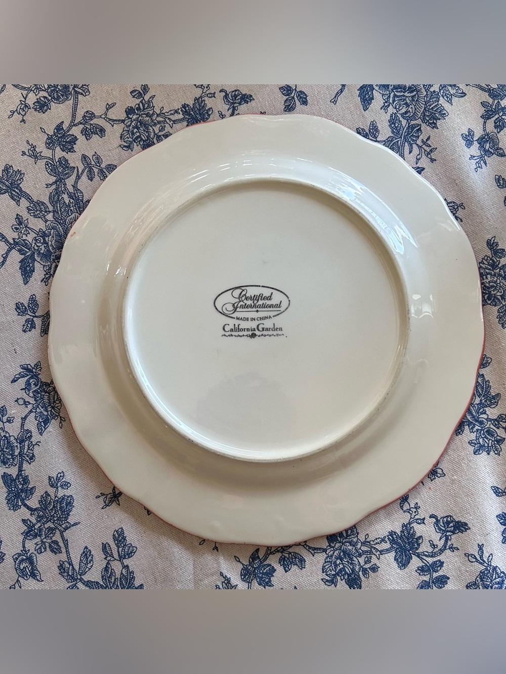 🟢CERTIFIED INTERNATIONAL • Provence “California Garden” Dinner Plate (11”) - Picture 4 of 8